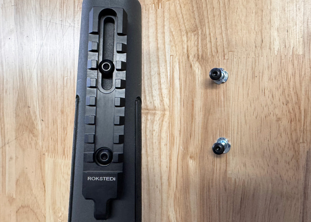 ROKSTEDi Fixed Rail Upgrade Kit T-Nut installation